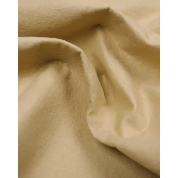 Wool & Viscose Felt Fabric - Light Stone | Truro Fabrics