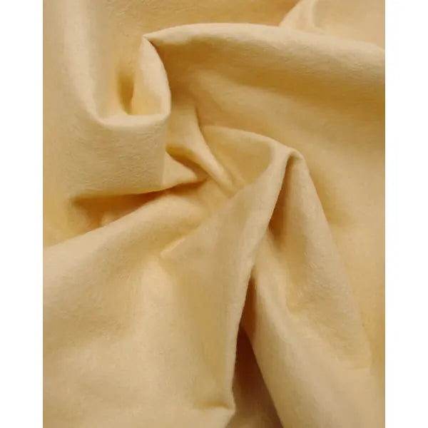 Wool & Viscose Felt Fabric - Biscuit | Truro Fabrics