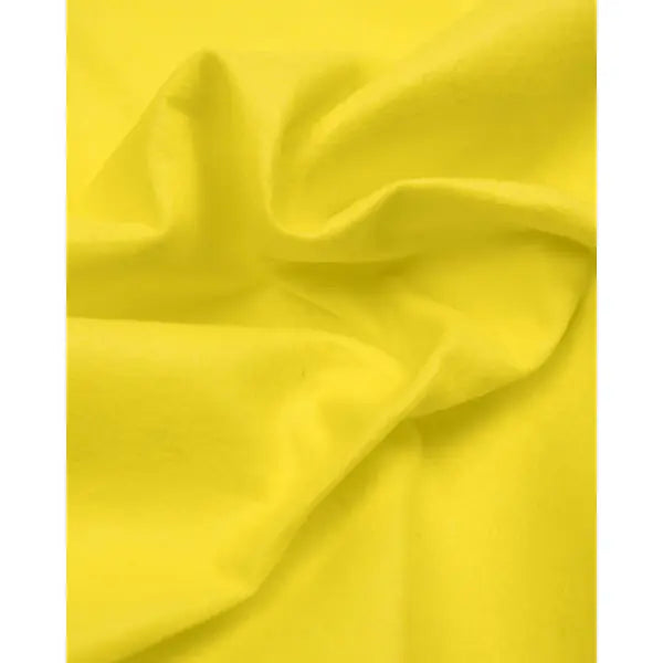 Wool & Viscose Felt Fabric - Lemon | Truro Fabrics