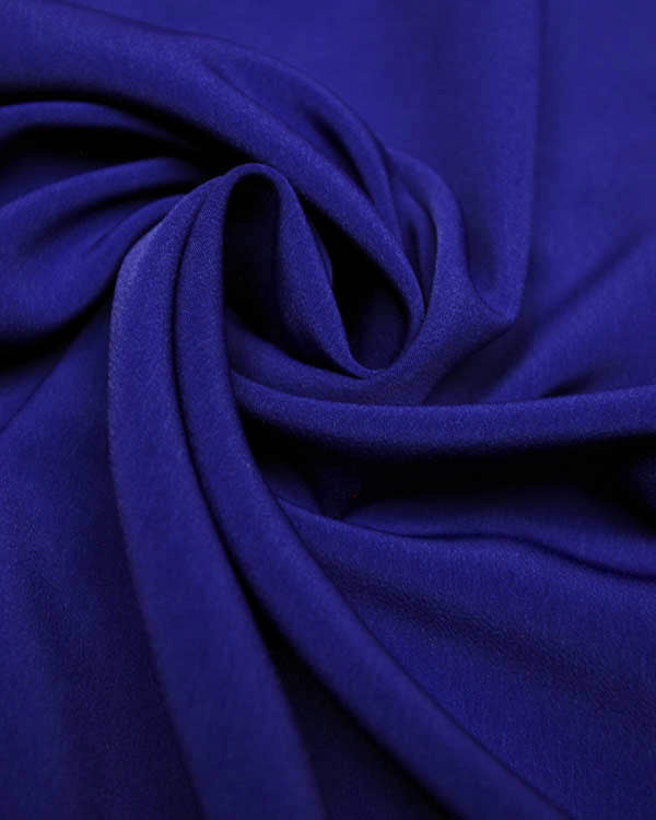 Fluid Micro Crepe Fabric - Royal Blue