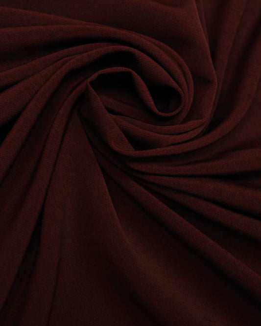 Fluid Micro Crepe Fabric - Claret