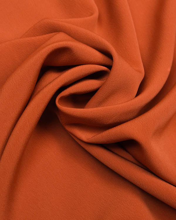 Fluid Micro Crepe Fabric - Clay