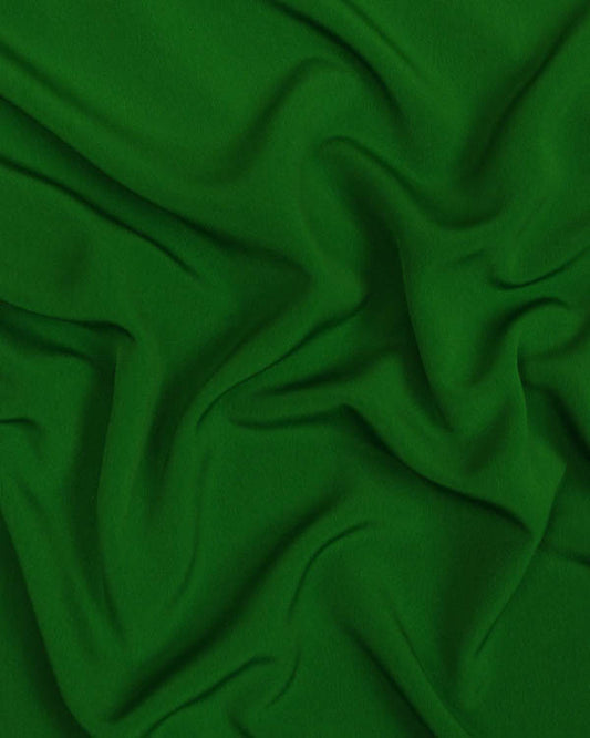 Fluid Micro Crepe Fabric - Emerald Green