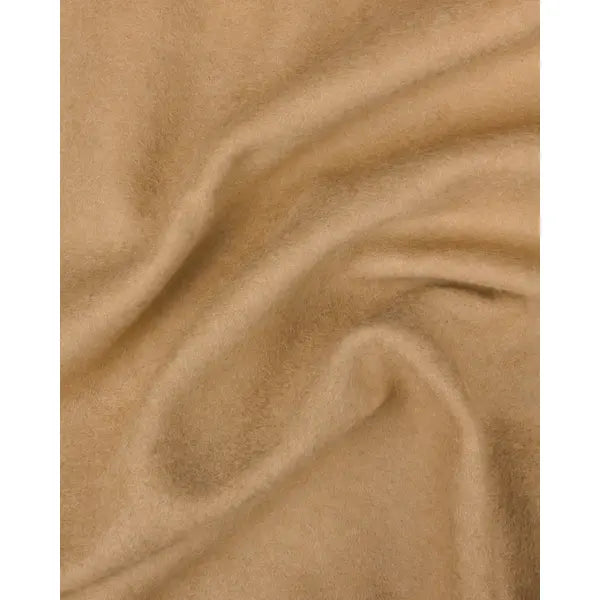 Brushed Wool Jersey Fabric - Camel – view 3 – Truro Fabrics
