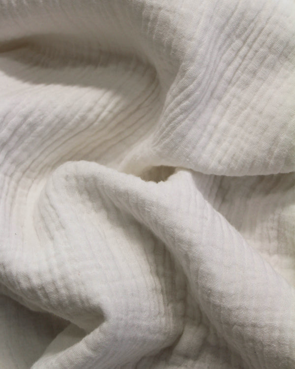 Cotton Double Gauze Fabric - Vanilla