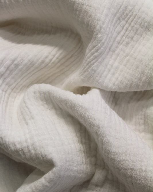 Cotton Double Gauze Fabric - Vanilla