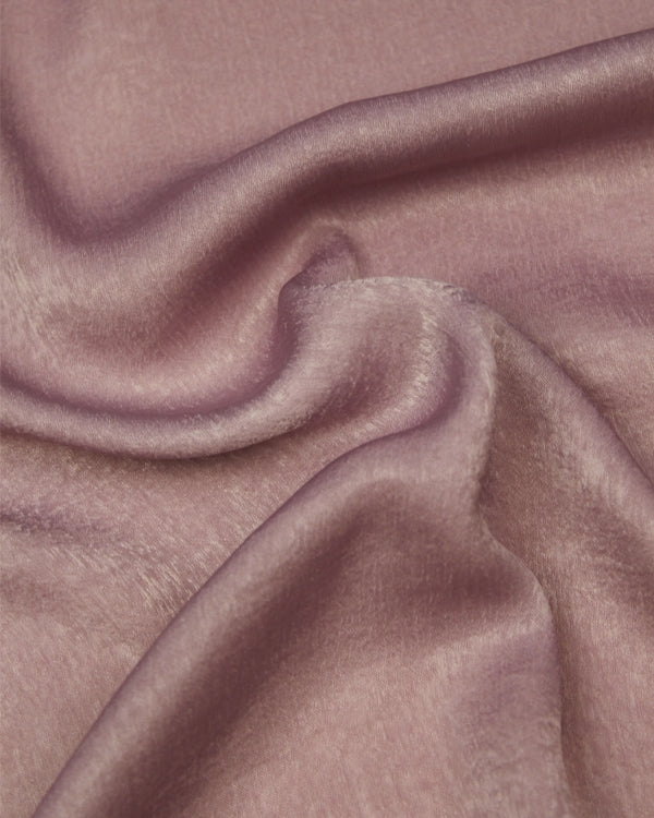 Sandwashed Satin Fabric - Heather