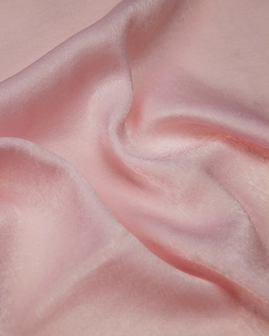 Sandwashed Satin Fabric - Marshmallow