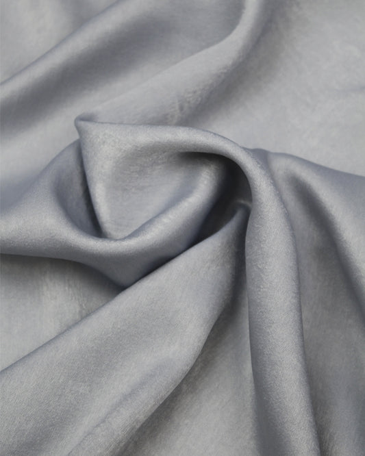 Sandwashed Satin Fabric - Powder Blue