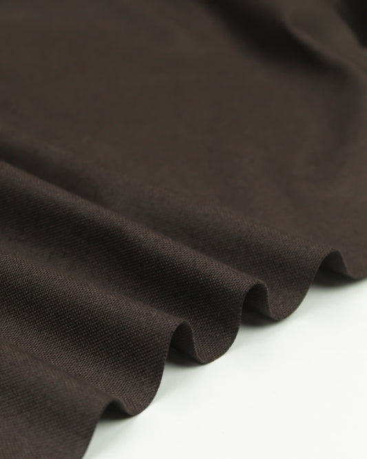 Pure Cotton Canvas Fabric - Dark Chocolate