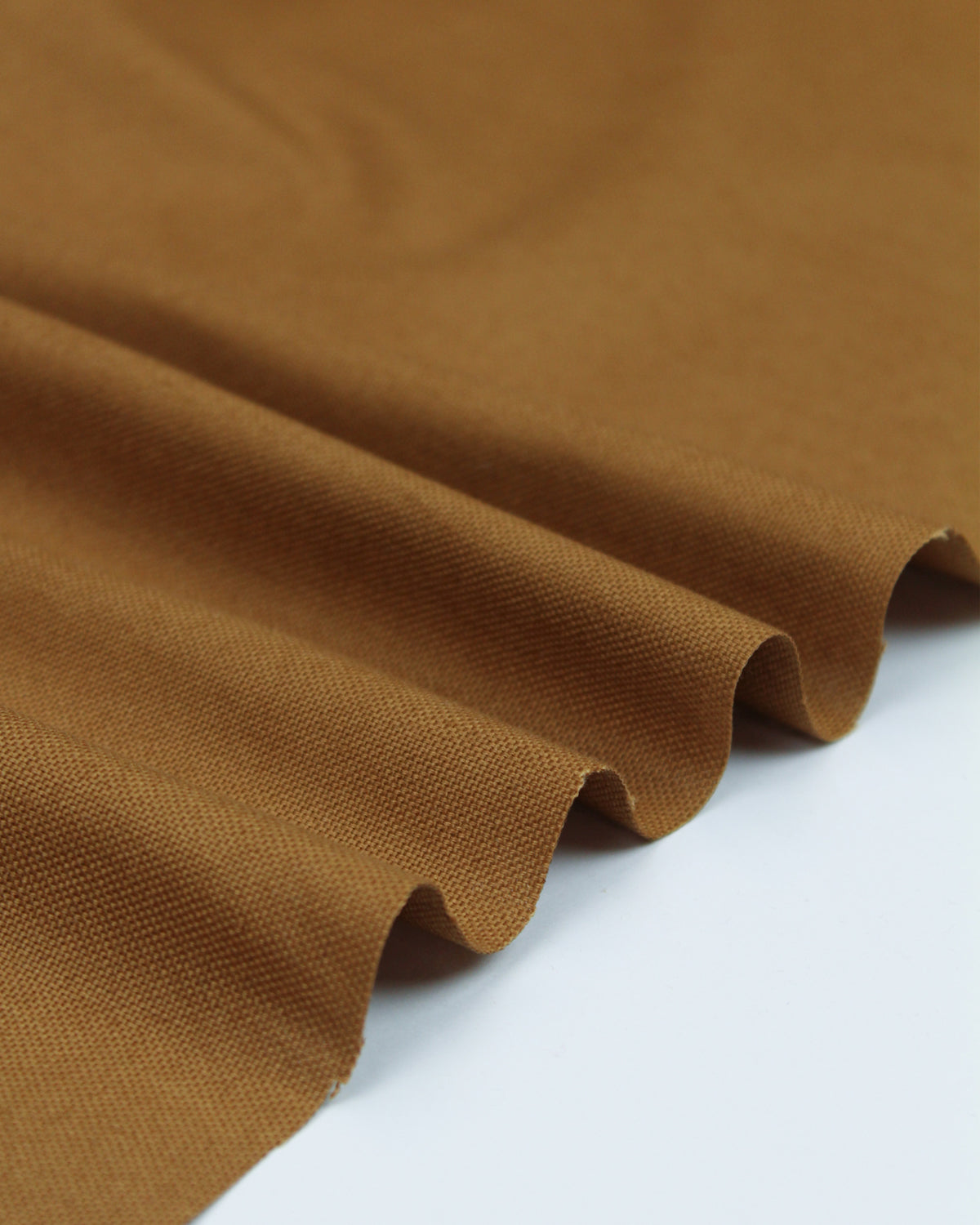 Pure Cotton Canvas Fabric - Pecan