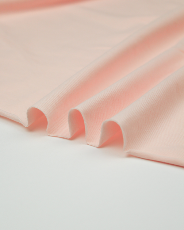Organic Cotton Jersey Fabric - Ballet Pink