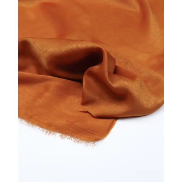 Sandwashed Satin Fabric - Amber – view 4 – Truro Fabrics
