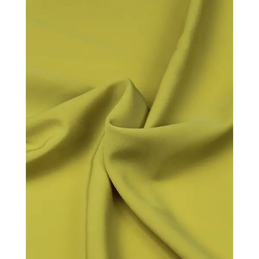 Fluid Micro Crepe Fabric - Lemongrass – view 2 – Truro Fabrics