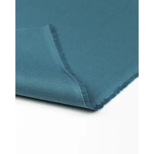 Pure Cotton Canvas Fabric - Saxe Blue – view 2 – Truro Fabrics