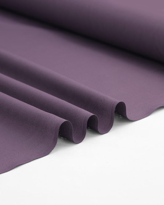 Plain Cotton Poplin Fabric - Plum
