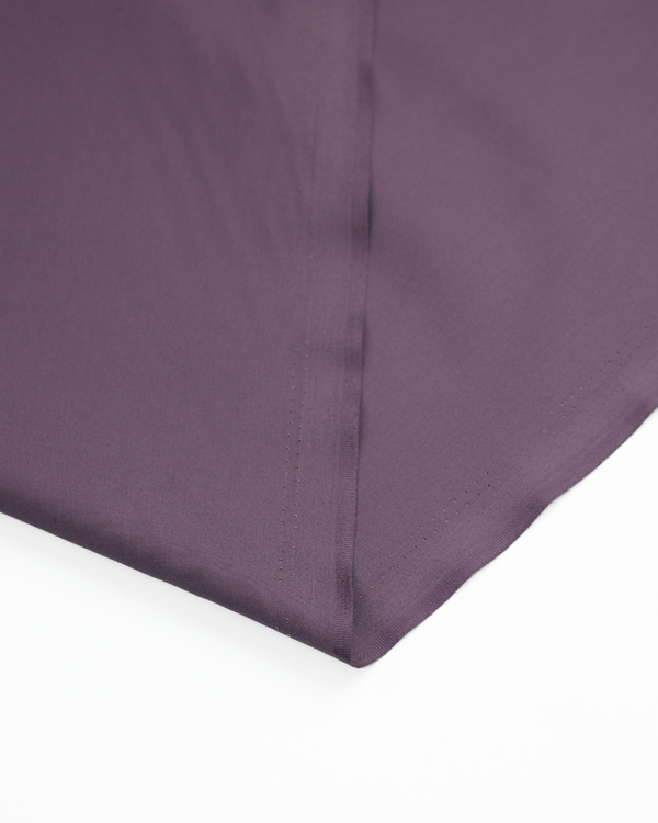 Plain Cotton Poplin Fabric - Plum