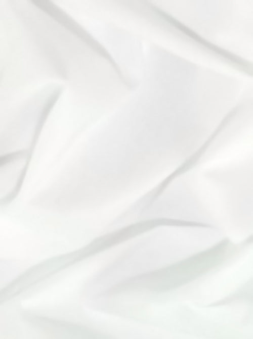 Plain Polycotton Fabric - White
