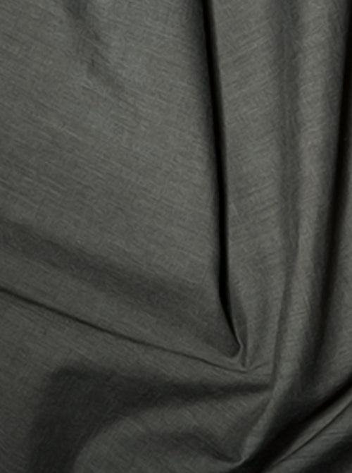Plain Polycotton Fabric - School Grey