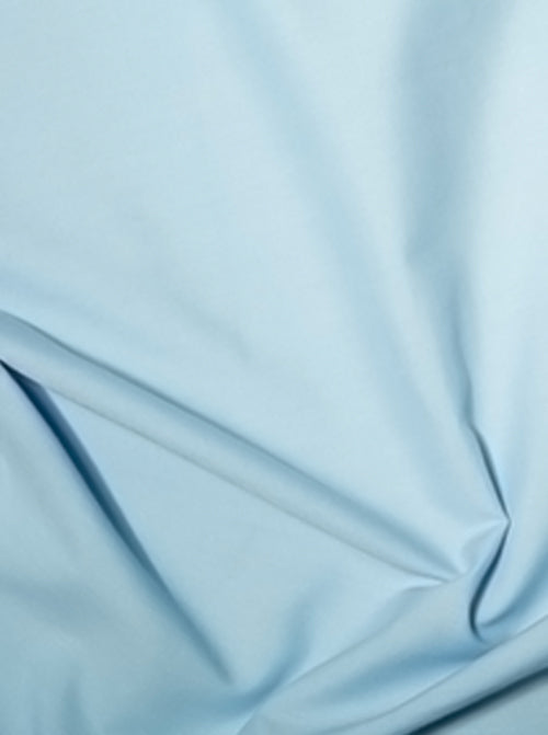 Plain Polycotton Fabric - Light Blue