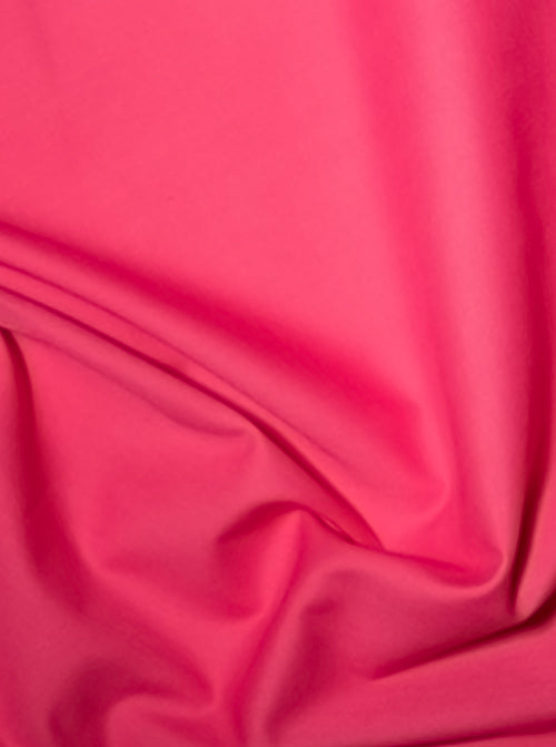 Plain Polycotton Fabric - Cerise Pink