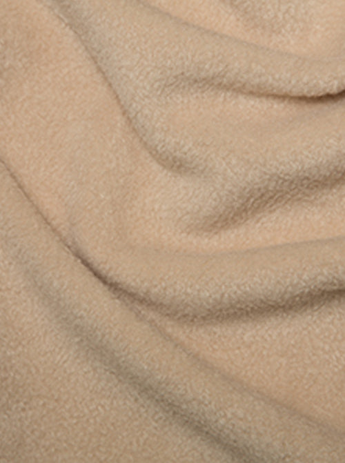 Anti-Pil Polar Fleece Fabric - Beige