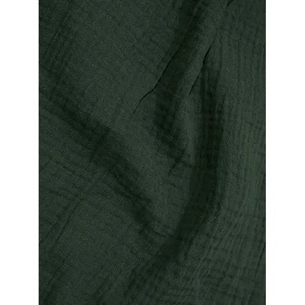Cotton Double Gauze Fabric - Pine Green | Truro Fabrics