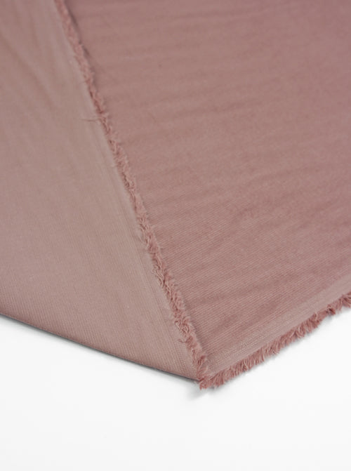 Cotton Babycord Fabric - Tea Rose