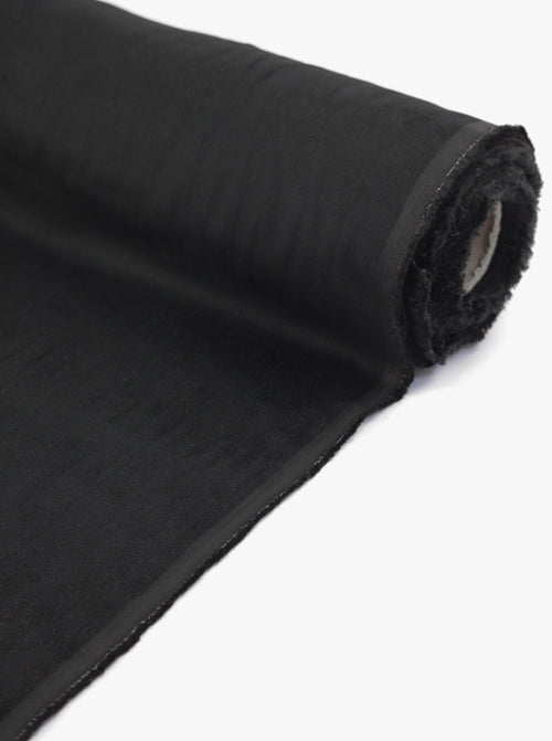 Cotton Babycord Fabric - Black