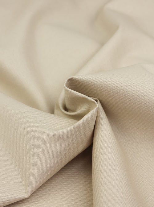 Pure Cotton Canvas Fabric - Alabaster