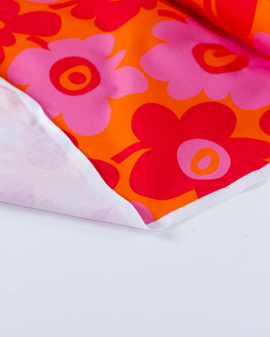 Avalana Cotton Jersey Fabric - Solblomma Sunset