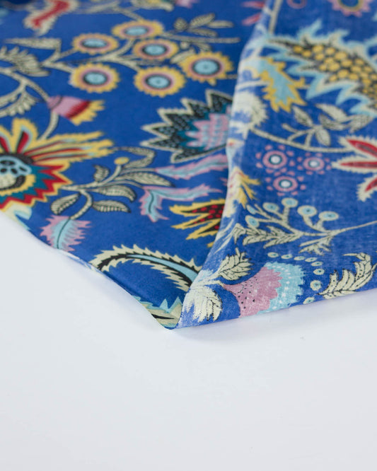 Block Print Cotton Fabric - Jaipur Royal Jewel