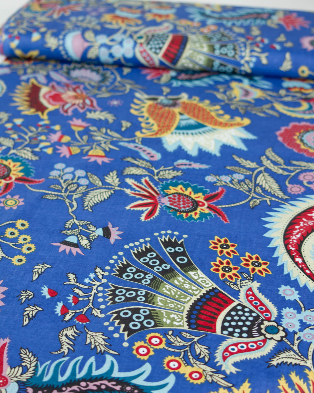 Block Print Cotton Fabric - Jaipur Royal Jewel