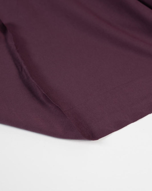 Organic Cotton Jersey - Aubergine