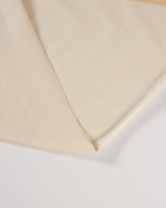 Undyed Cotton Jersey Fabric - Natural Seeded