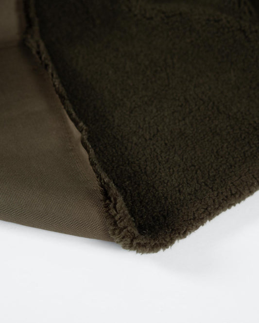 Sherpa Fleece Fabric - Dark Forest