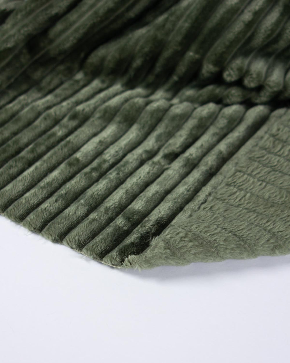 Cuddle Cord Fleece Fabric - Olive Green