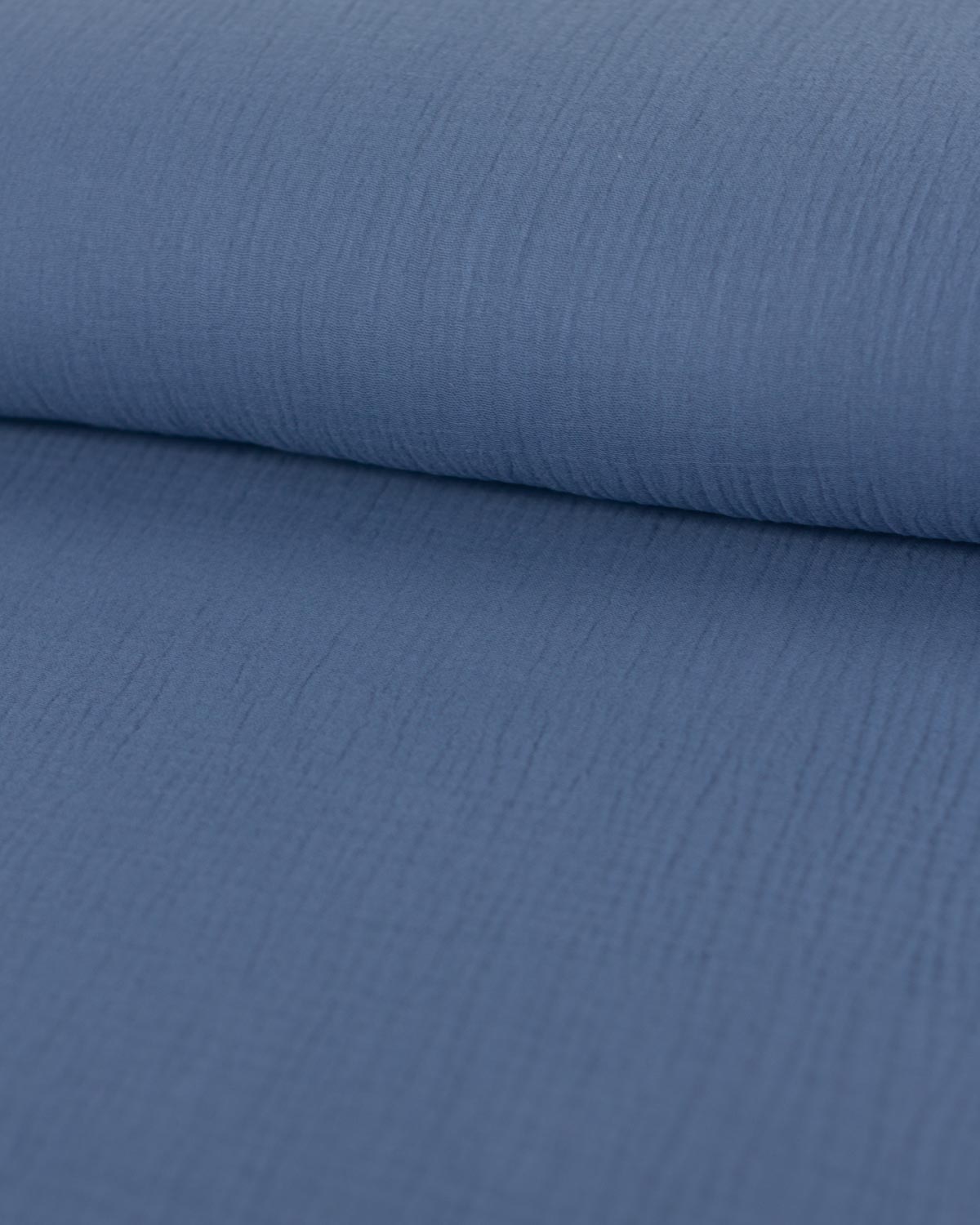 Cotton Double Gauze Fabric - Denim
