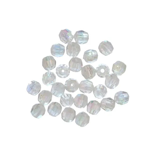 Aurora Faceted Iridescent Beads - Assorted Sizes – view 2 – Truro Fabrics