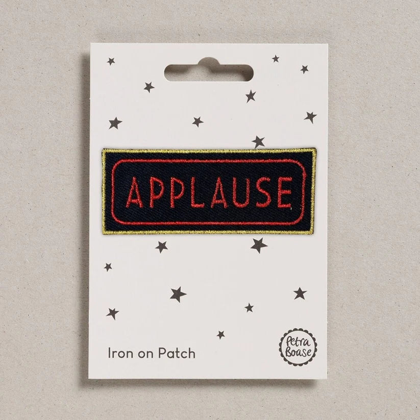 Iron-On Motif Patch - Applause
