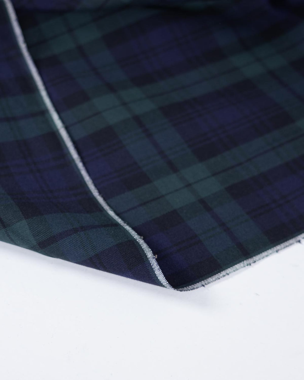 Brushed Cotton Twill - Blackwatch Tartan
