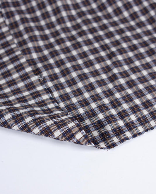 Organic Cotton Blend Twill - Little Cabin Plaid