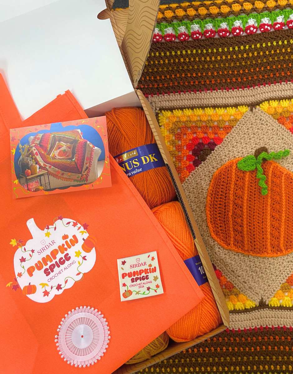 Pumpkin Spice Blanket - Sirdar Crochet Along Kit