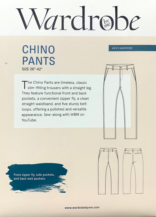 Wardrobe by Me - Paper Sewing Pattern - Chino Pants