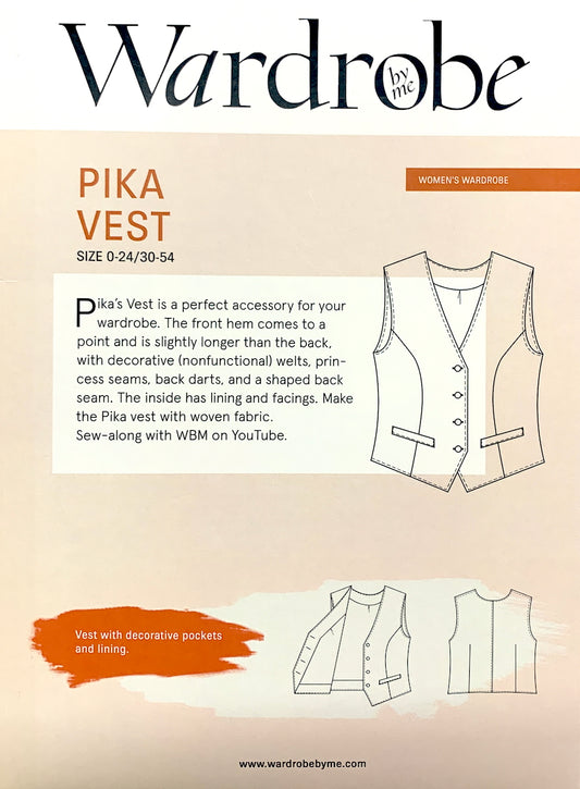 Wardrobe by Me - Paper Sewing Pattern - Pika Vest