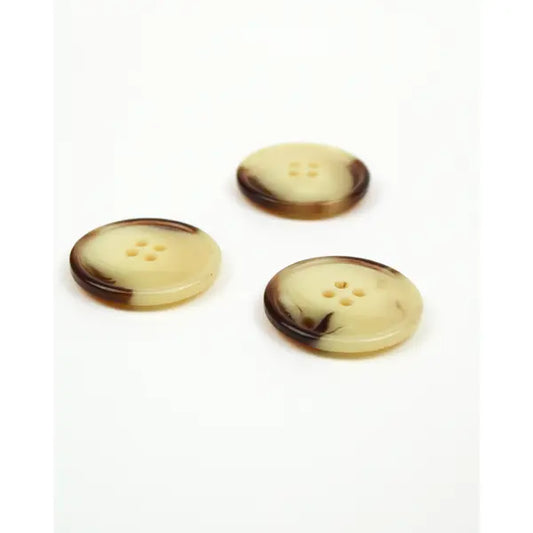 Button - Affogato - 40mm – view 2 – Truro Fabrics