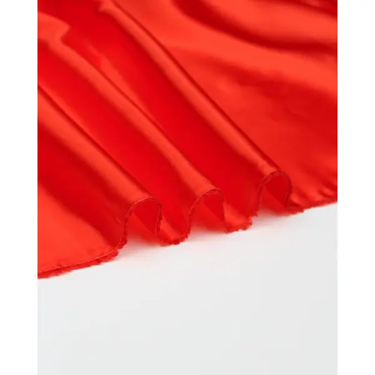Bemberg™ Cupro Lining Fabric - Tangelo – view 2 – Truro Fabrics