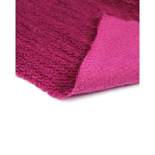 Boucle Knit Coating Fabric - Fuschia – view 4 – Truro Fabrics