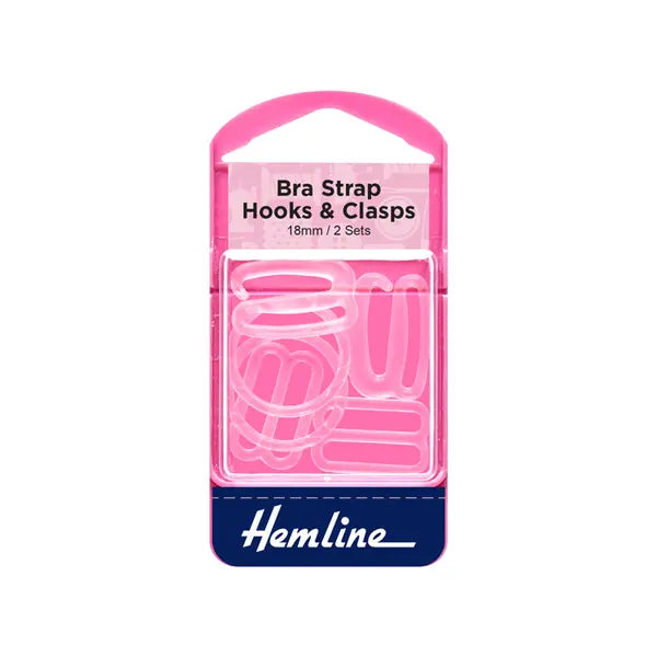 Clear Bra Hooks & Clasps | 9mm, 12mm & 18mm – view 4 – Truro Fabrics