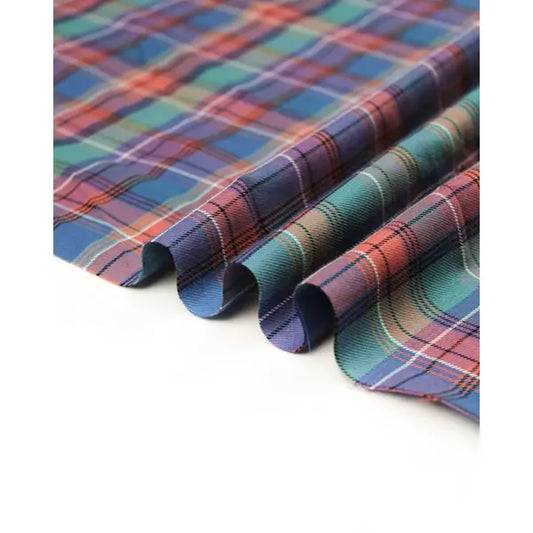 Brushed Cotton Flannel Fabric - Grange Plaid – view 2 – Truro Fabrics